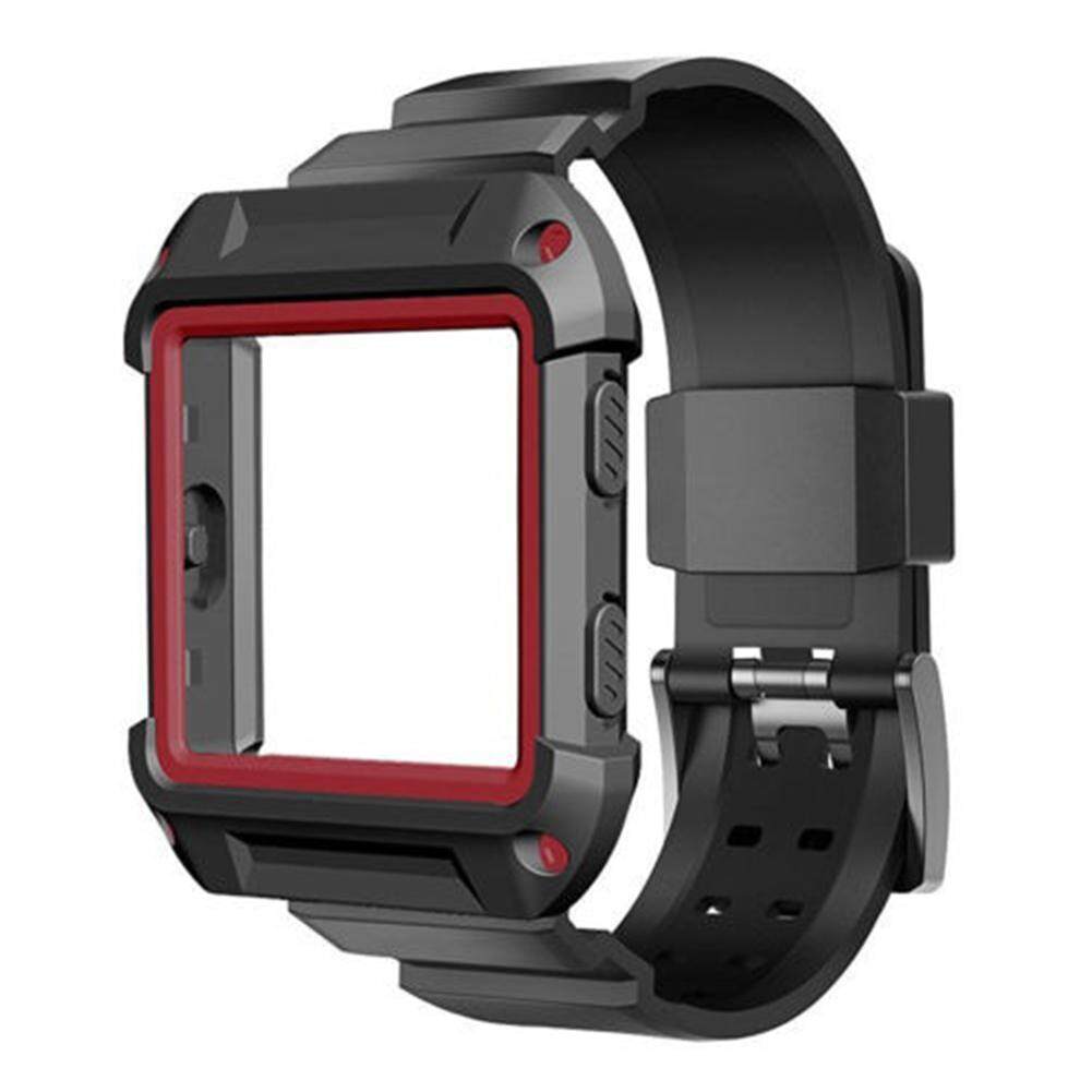 ทนทานป้องกันกรณีสายรัดข้อมือซิลิโคนสำหรับนาฬิกา Fitbit Blaze สายรัดข้อมือเพื่อสุขภาพ อุปกรณ์ไอทีสวมใส่ สี : แดง-461788690 ทนทานป้องกันกรณีสายรัดข้อมือซิลิโคนสำหรับนาฬิกา Fitbit Blaze สายรัดข้อมือเพื่อสุขภาพ อุปกรณ์ไอทีสวมใส่