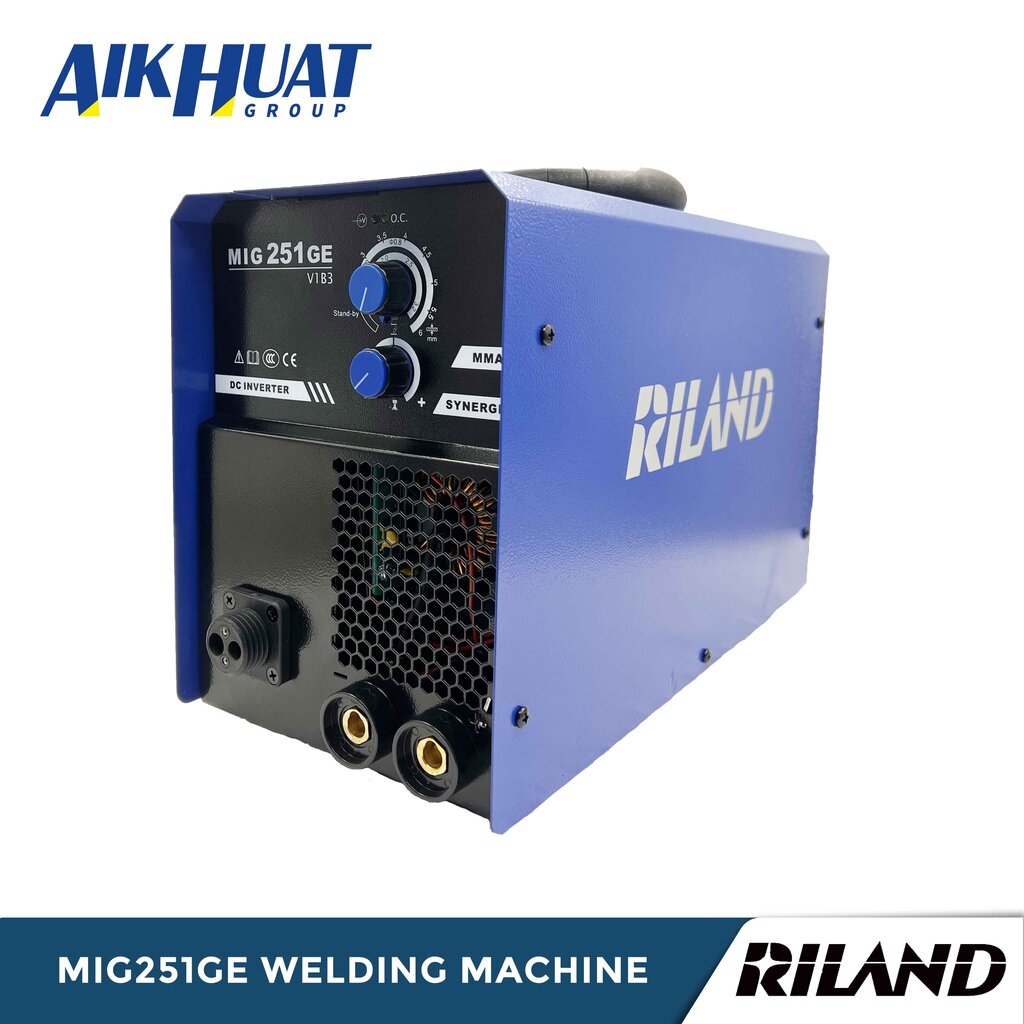 Riland MIG251GE 3 IN 1 Welding Machine Gasless MIG Gas MIG MMA