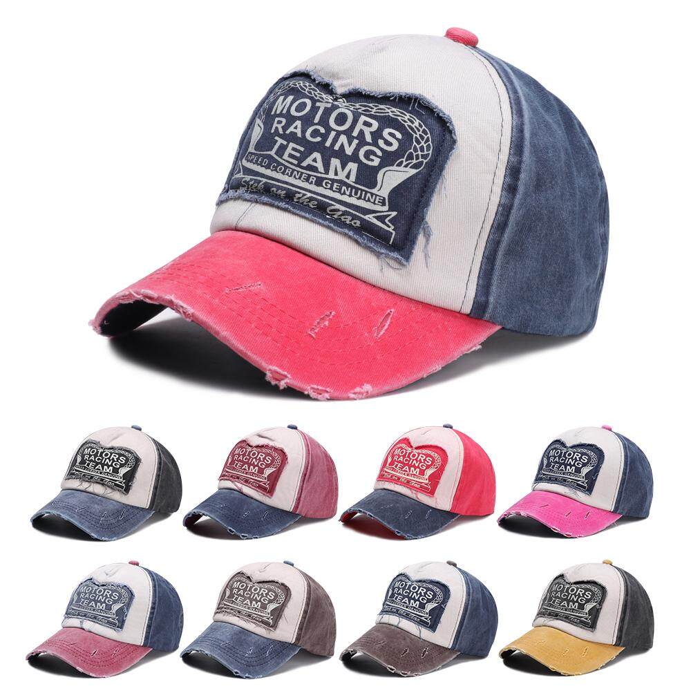 1 PC Unisex Hip Hop Motor Balap Sepeda Motor Topi Bisbol Olahraga Memancing Mendaki Topi Runcing Kapas Topi Luar Ruangan