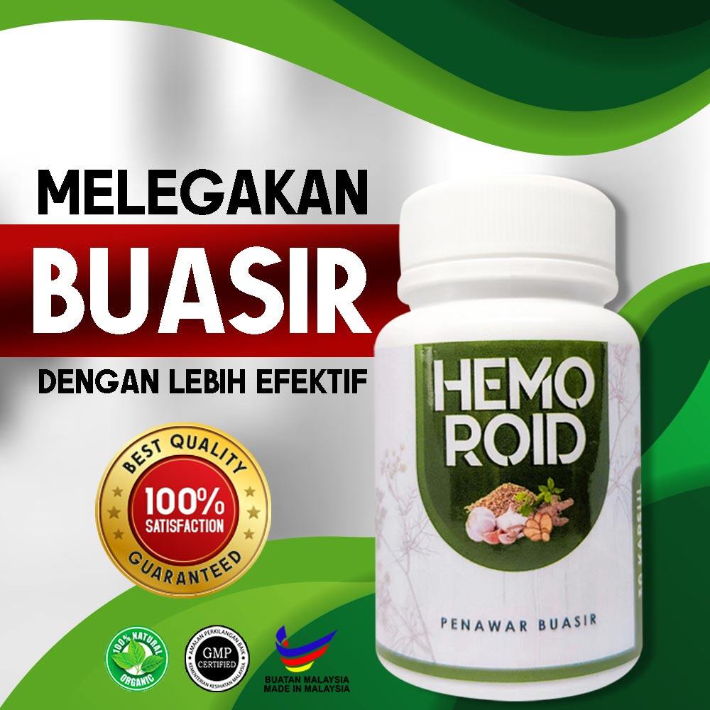 Kapsul Buasir Hemoroid Kapsul Penawar Buasir Ubat Buasir