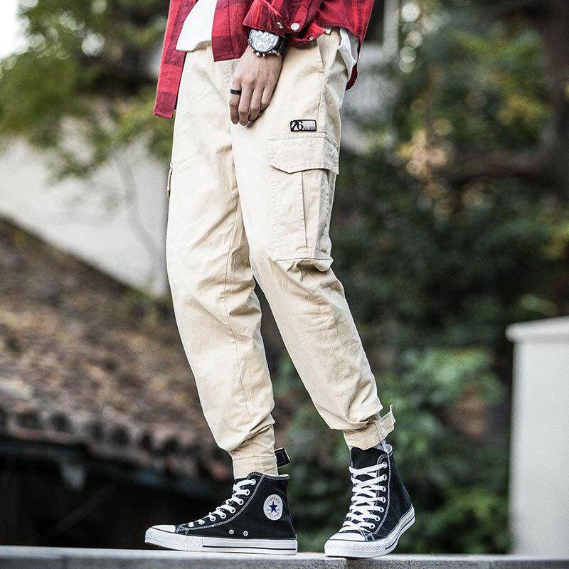 มาใหม่ล่าสุดแฟชั่นผู้ชาย Cargo กางเกงเกาหลี TREND Men ขนาดพิเศษกางเกงลำลองฝ้ายกางเกงกีฬาหลวม S-5XL มาใหม่ล่าสุดแฟชั่นผู้ชาย Cargo กางเกงเกาหลี TREND Men ขนาดพิเศษกางเกงลำลองฝ้ายกางเกงกีฬาหลวม S-5XL