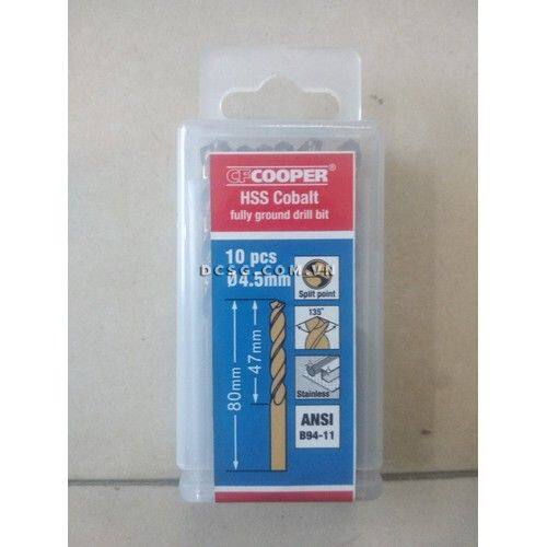 MŨI KHOAN THÉP INOX CFCOOPER HCM045