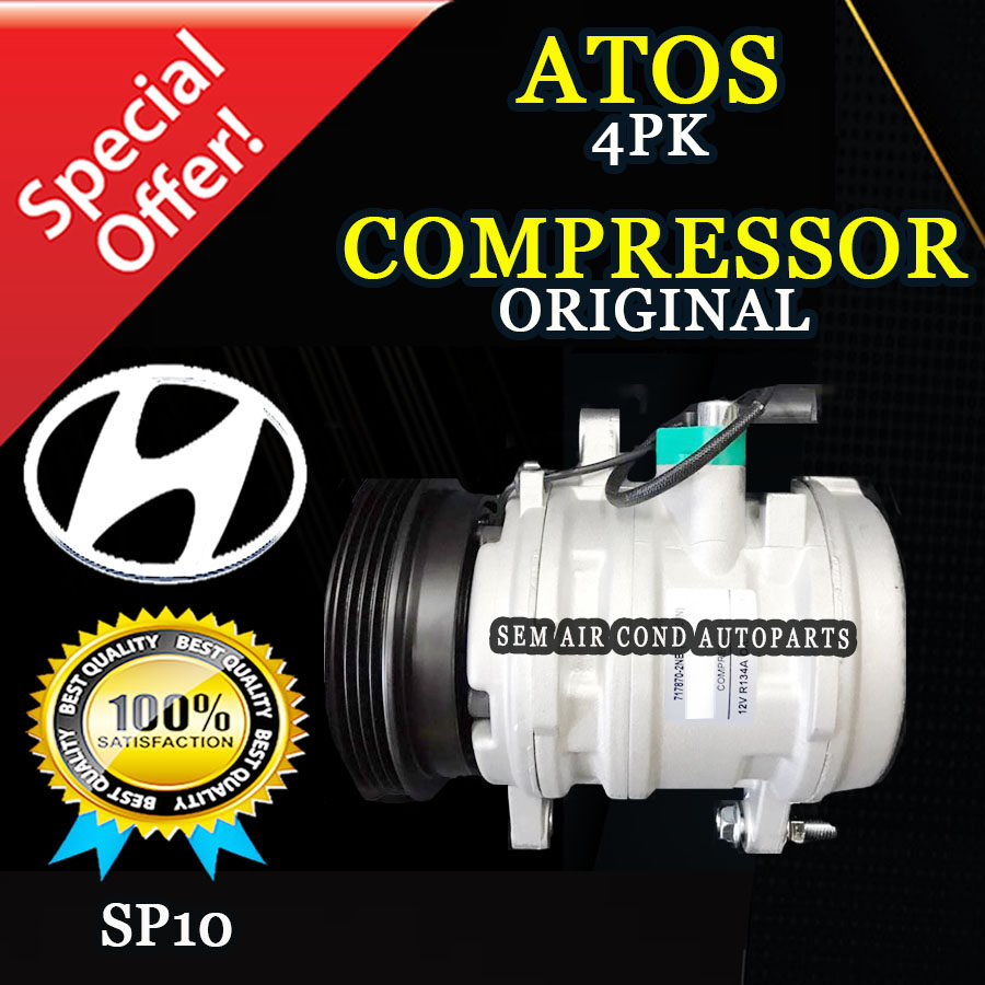 Hyundai Atos Pk Original Sp Compressor Kompresor Car Aircond