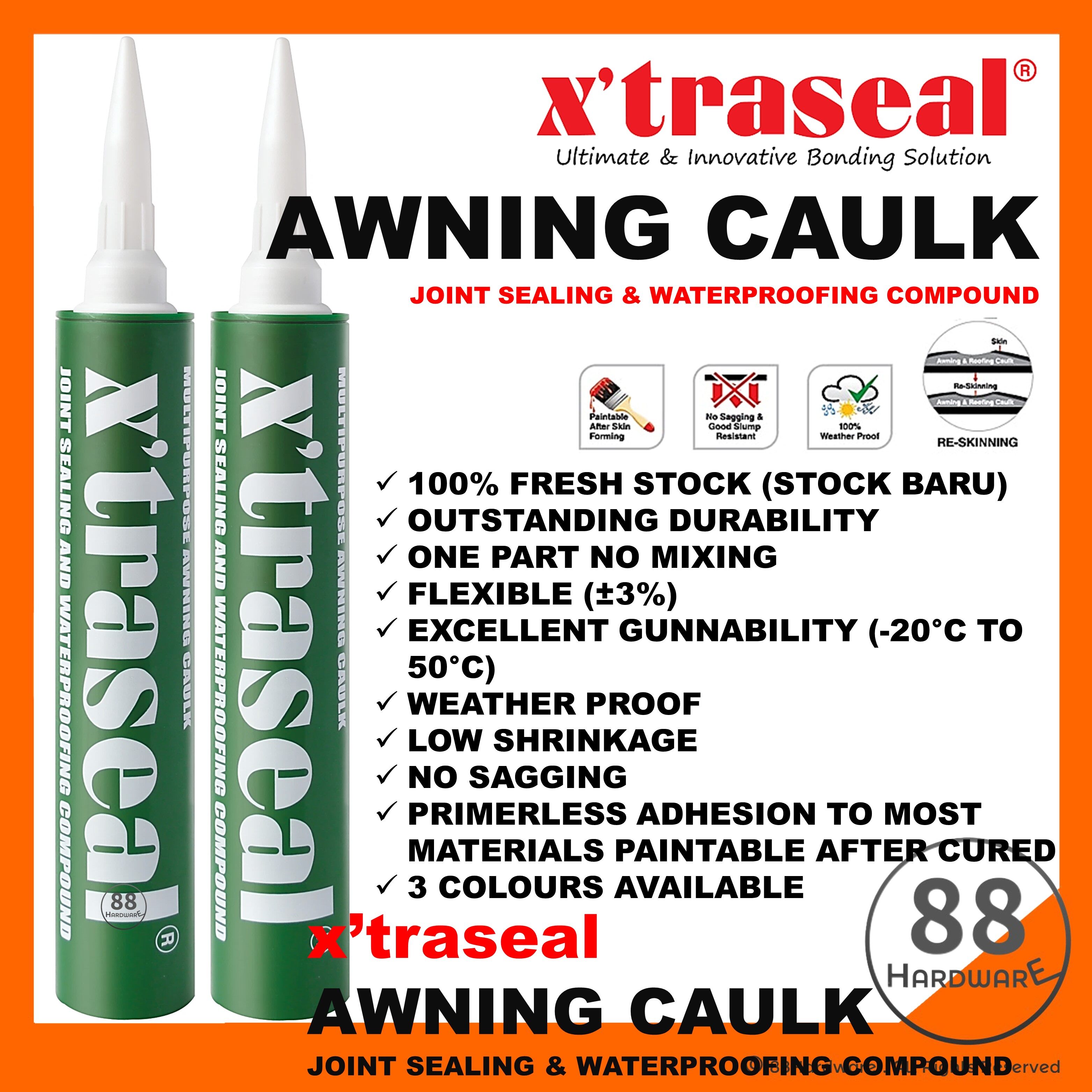 Fresh Stock Xtraseal Vtech Awning Silicone Silicon Xtraseal