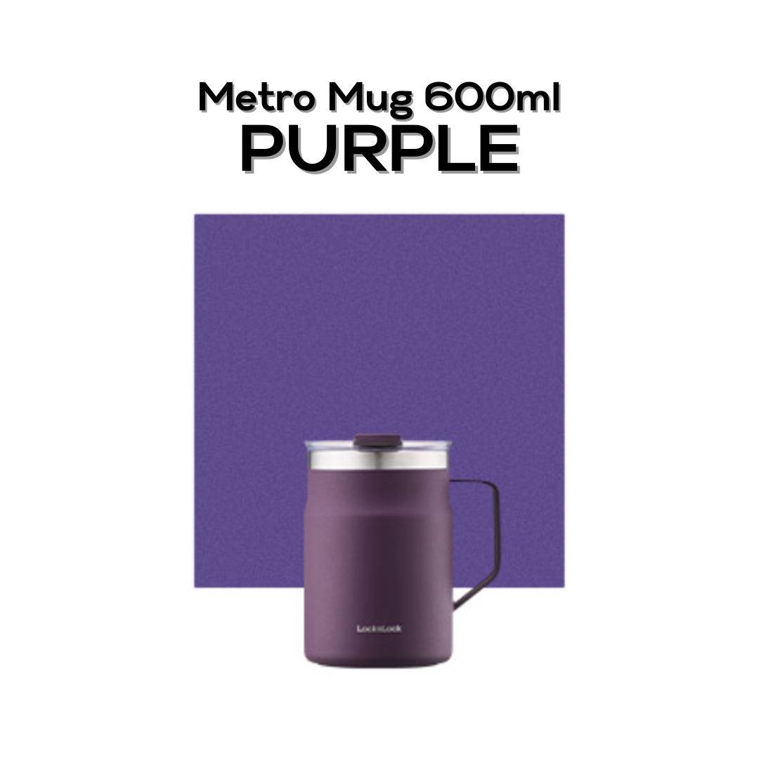 LOCKNLOCK Metro Mug 600ml LHC4282 Jungkook Mug Thermal Thermos Lazada