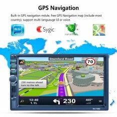 2 Din 7" Car MP5 Player Touch Screen In Dash Stereo Radio GPS Navigation