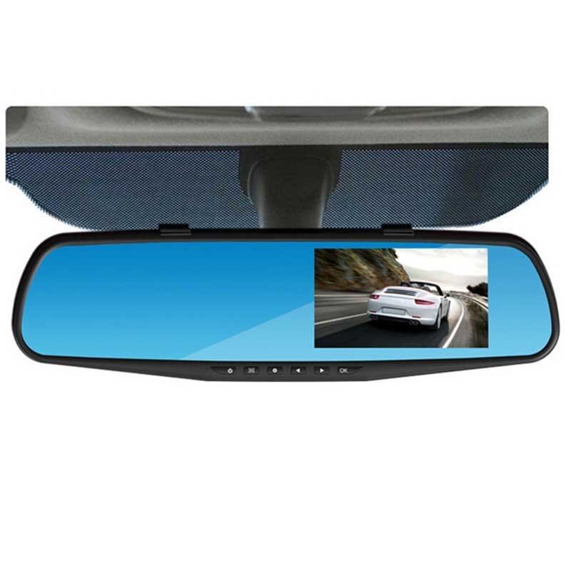 LeGoal 2018 hot sale dual lens car camera rearview mirror auto dvrs cars dvr parking video recorder registrator dash cam full hd 1080p night vision
