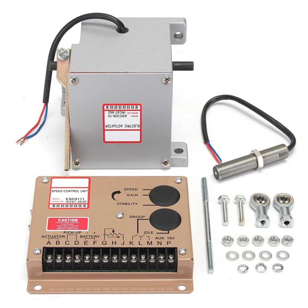 ADC225-12V Actuator ESD5111E Controller MSP675 Sensor Kecepatan Rem 1 KHz-7.5 KHz-Intl