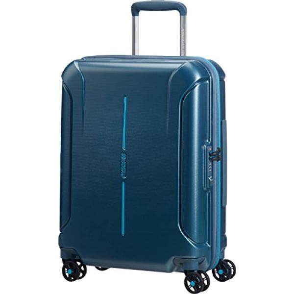 American Tourister Technum Spinner Hardside 20, Metallic Blue - intl