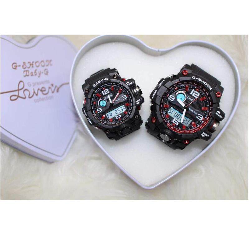 Black G Shock & BabyG Couple Set Malaysia