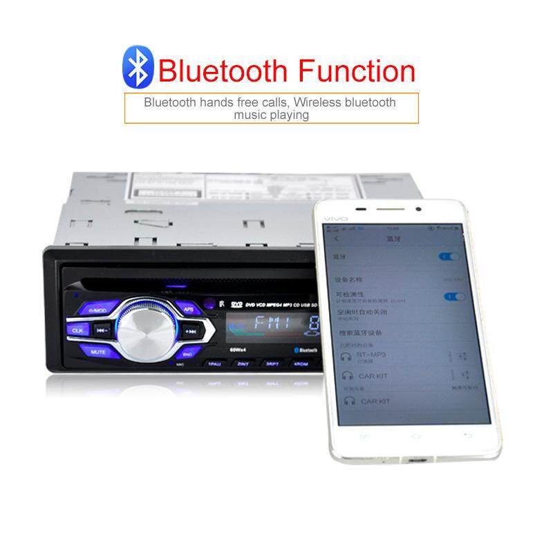 Car DVD CD Player MP3 Stereo Universal 1DIN Autoradio 12V Autoradio Bluetooth FM SD/ MMC Card AUX Input USB Charger Audio Radio