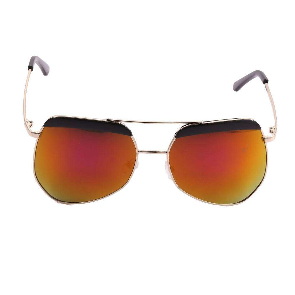 โปรโมชั่นแฟชั่น Retro Men Women Unisex รูปไข่ 4 แว่นตากันแดด UV กรอบป้องกันเลนส์กระจกโลหะ โปรโมชั่นแฟชั่น Retro Men Women Unisex รูปไข่ 4 แว่นตากันแดด UV กรอบป้องกันเลนส์กระจกโลหะ