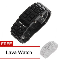 Jam Tangan Digital LED Samurai Lava Plastik Gaya For Olahraga For Pria untuk Wanita, China Uniseks Membeli 1 Mendapatkan 1 Gratis -Internasional