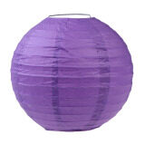 Multicolor Round Chinese Paper Lanterns Wedding Party Decoration 6\" Purple(…)