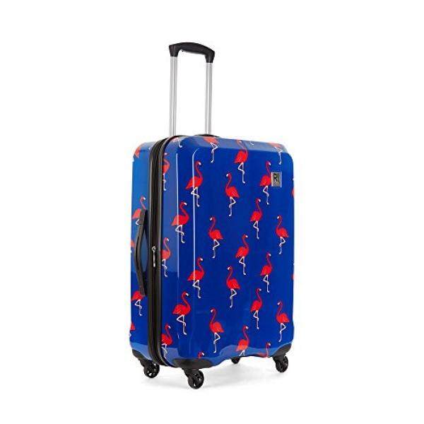 Revelation! Maluku Bq Max Flamingos Hardside Navy 27 Expandable, Color: Multi, Size: - intl