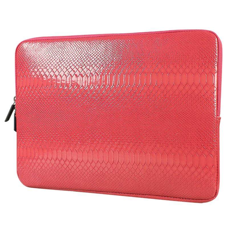 SHENG BEI ER Snake Skin Leather Sleeve Case 12 inch Laptop Bag,For MacBook Notebook Case Air Pro(Red) - intl
