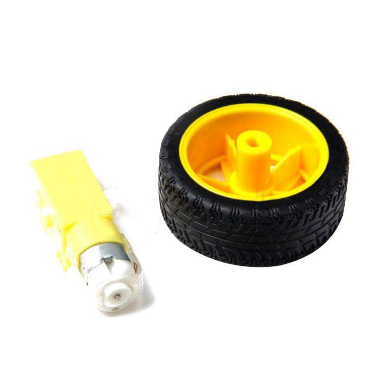 Smart Car Robot Plastic Tire Wheel With Gear Motor For Arduino Accessory Tool - Intl By Superbuy888.