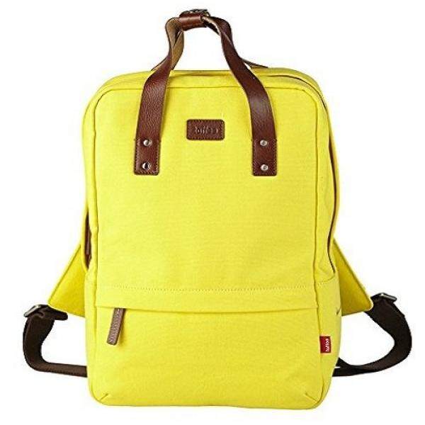 Toffee Centennial Ransel dengan Kompartemen untuk Apple MacBook/Pro/Udara, permukaan Pro 3 & 4 dan Paling Mirip Laptop Berukuran Sampai 15-Inci (Kuning)-Internasional