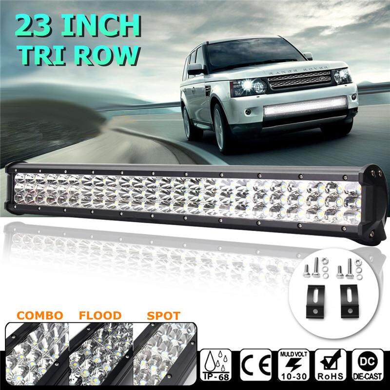 Tahan Air IP68 24 V 23 Inch 216 W Mobil Auto Tri Row LED Light Bar Spot Banjir Combo Lampu Mobil Offroad 4WD Truk Lampu 6000 K-Intl