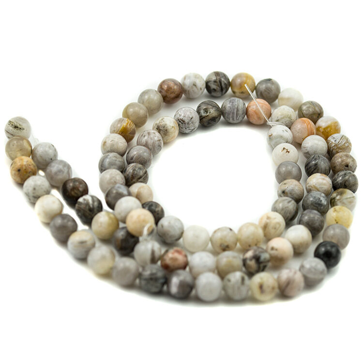 Keberuntungan-G Wanita Pria Perhiasan Bambu Alami Batu Akik untuk DIY Tangan Rantai Kalung Budha Manik Tali Warna: 10 Mm-Internasional