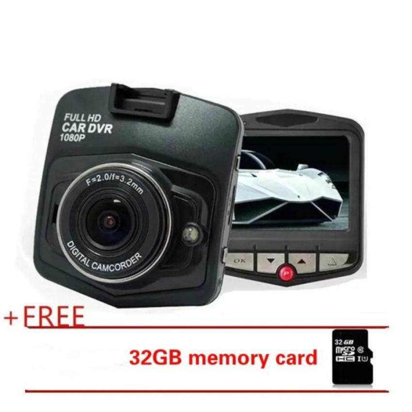 LeGoal YAER Hot Sell Mini Car DVR Camera GT300 Camcorder 1080P Full HD Video Registrator Parking Recorder G-sensor Night Vision Dash Cam+ 32gb Memory Carde_black - intl