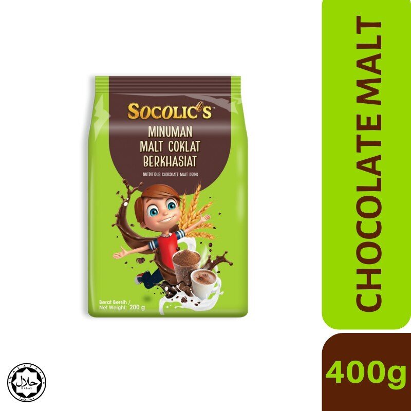 SOCOLIC S Chocolate Malt Drink 400g 800g 1kg 1 8kg Lazada