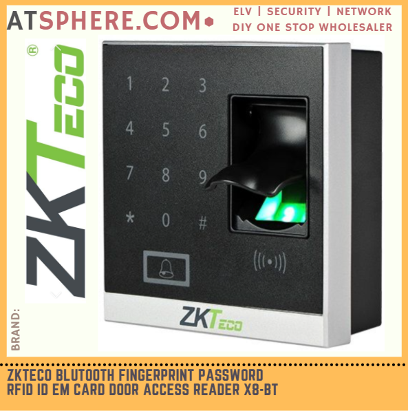 Zkteco Bluetooth Fingerprint Password Rfid Id Em Card Door Access