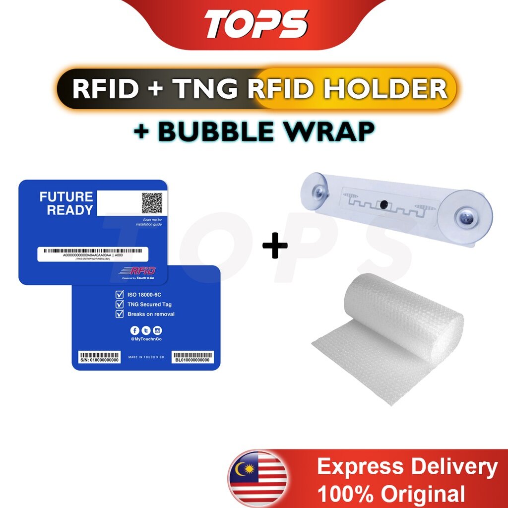 Ship 24Hrs MY RFID Touch N Go Self Fitment DIY Sticker Toll TNG Card