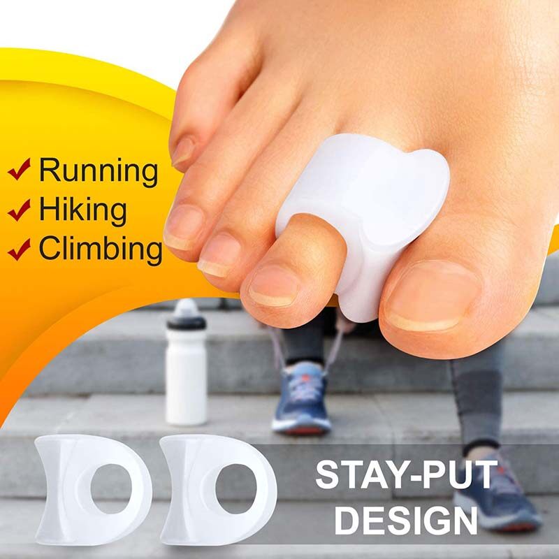 Qiaonshop Pcs Gel Toe Separators Big Toe Separator Hammer Toe