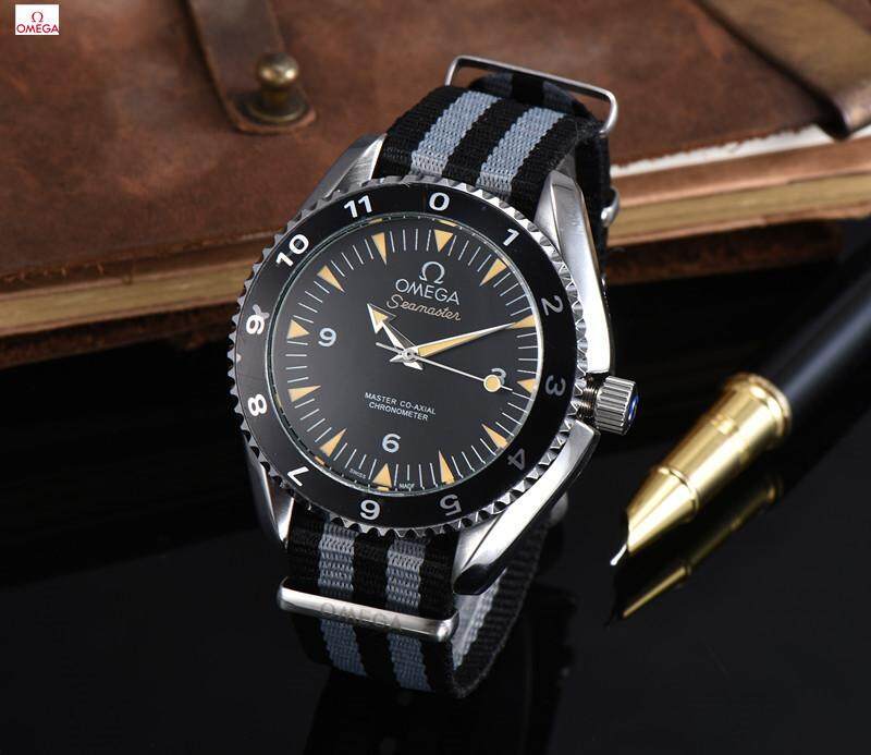 Omega _ Seamaster Baja Anti-karat Jam Tangan Mekanis Speedmaster Tali Baja Tahan Air Buatan Swiss Alat Service Jam CO-AXIAL Chronometer Goodplanet S114 untuk Pria