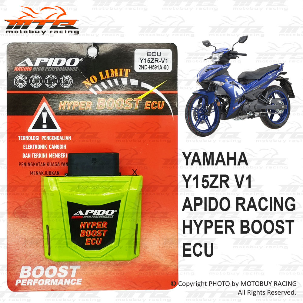 APIDO RACING HYPER BOOST ECU FOR YAMAHA Y15ZR V1 Lazada