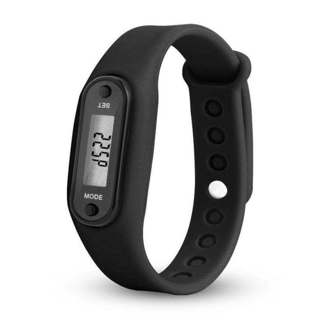 Crazy ขายผู้ชายผู้หญิง Step นาฬิกาข้อมือเครื่องนับแคลอรี่จำนวนก้าวดิจิตอล LCD สายรัดข้อมือ Crazy ขายผู้ชายผู้หญิง Step นาฬิกาข้อมือเครื่องนับแคลอรี่จำนวนก้าวดิจิตอล LCD สายรัดข้อมือ