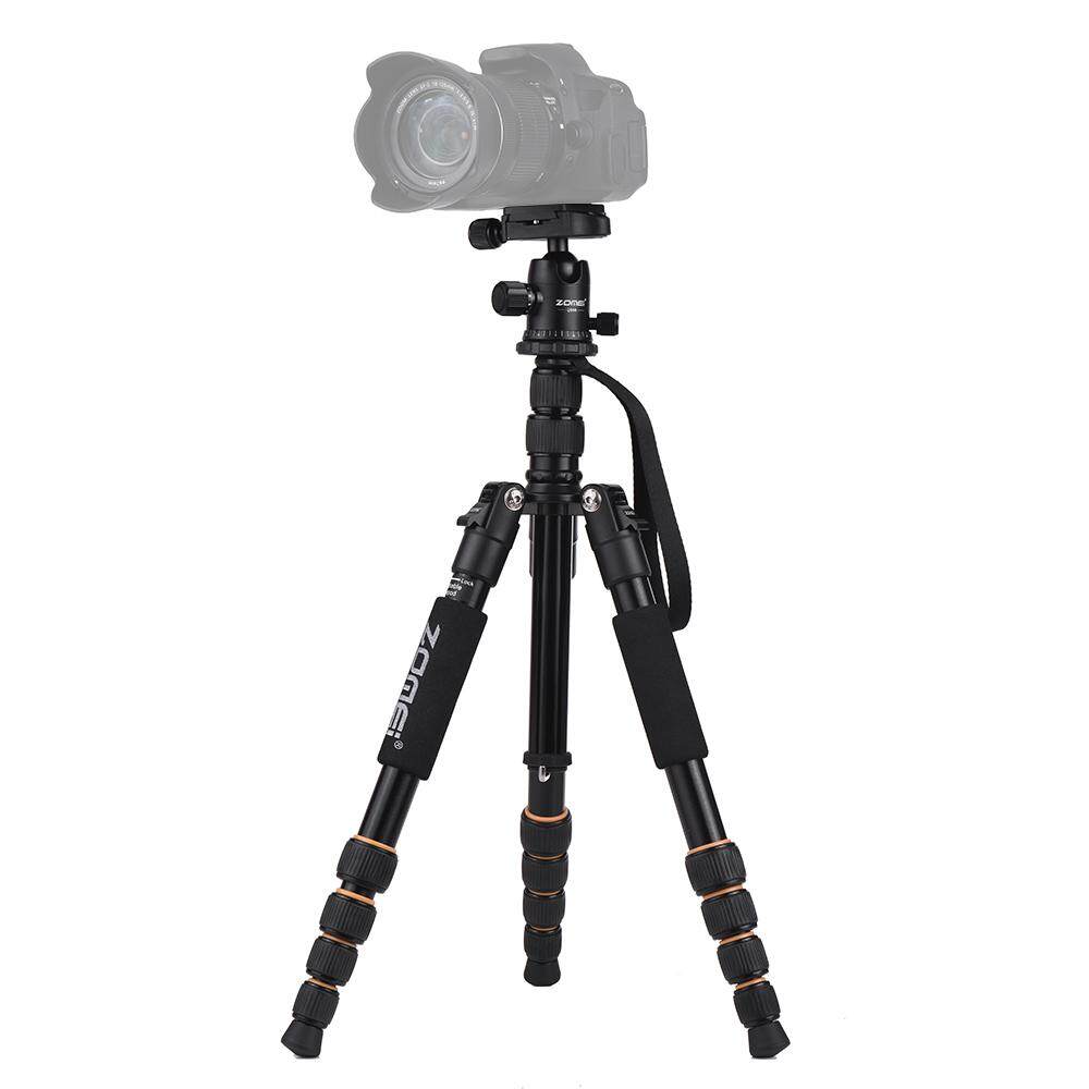 ZOMEI Q666 59inch Compact Travel Portable Aluminum Alloy Camera Tripod