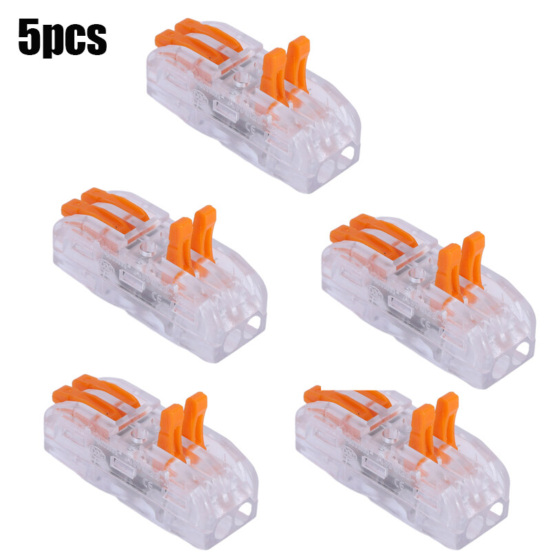 10 5Pcs Fast Universal Compact Conductor Junction Box Spring Splice