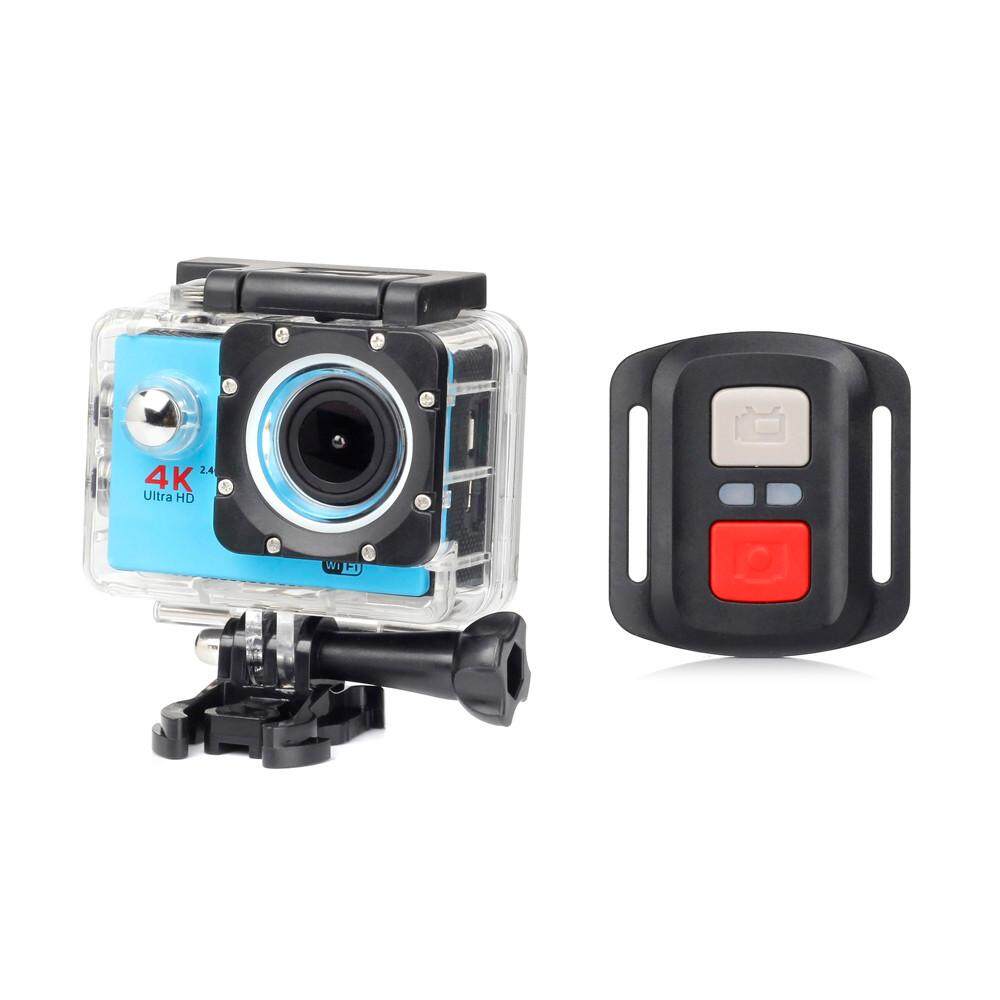 Abbottstore ใหม่ Full HD 1080 P WIFI H16R Action กล้องเพื่อการกีฬากล้องวิดีโอกันน้ำ + รีโมท Abbottstore ใหม่ Full HD 1080 P WIFI H16R Action กล้องเพื่อการกีฬากล้องวิดีโอกันน้ำ + รีโมท