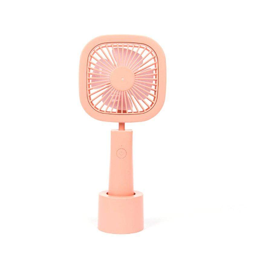 LALOVE 90 องศาสแควร์ USB รูปแท่งลิปสติกมือถือพัดลมตั้งโต๊ะมือถือเครื่องปรับอากาศ