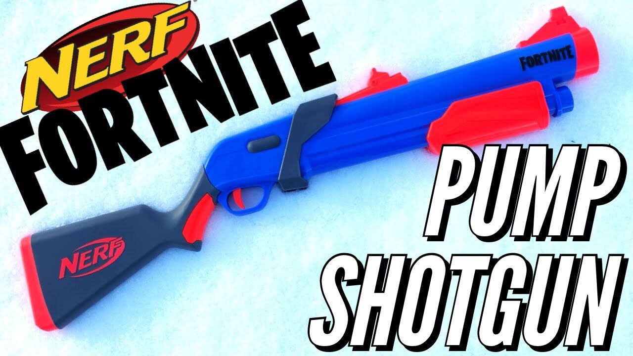 Nerf Fortnite Pump Sg Blaster Pump Action Mega Dart Off