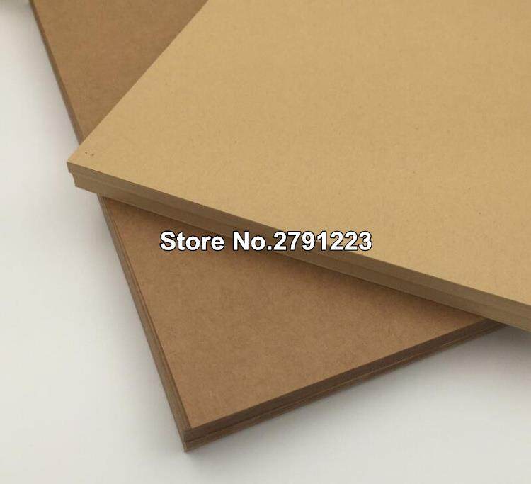 A Paper 20pcs Lot A4 Wholesale High Quality A4 Thick Brown Kraft