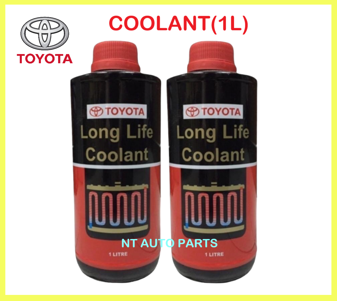 100 Original Toyota Long Life Radiator Coolant 1Litre Lazada