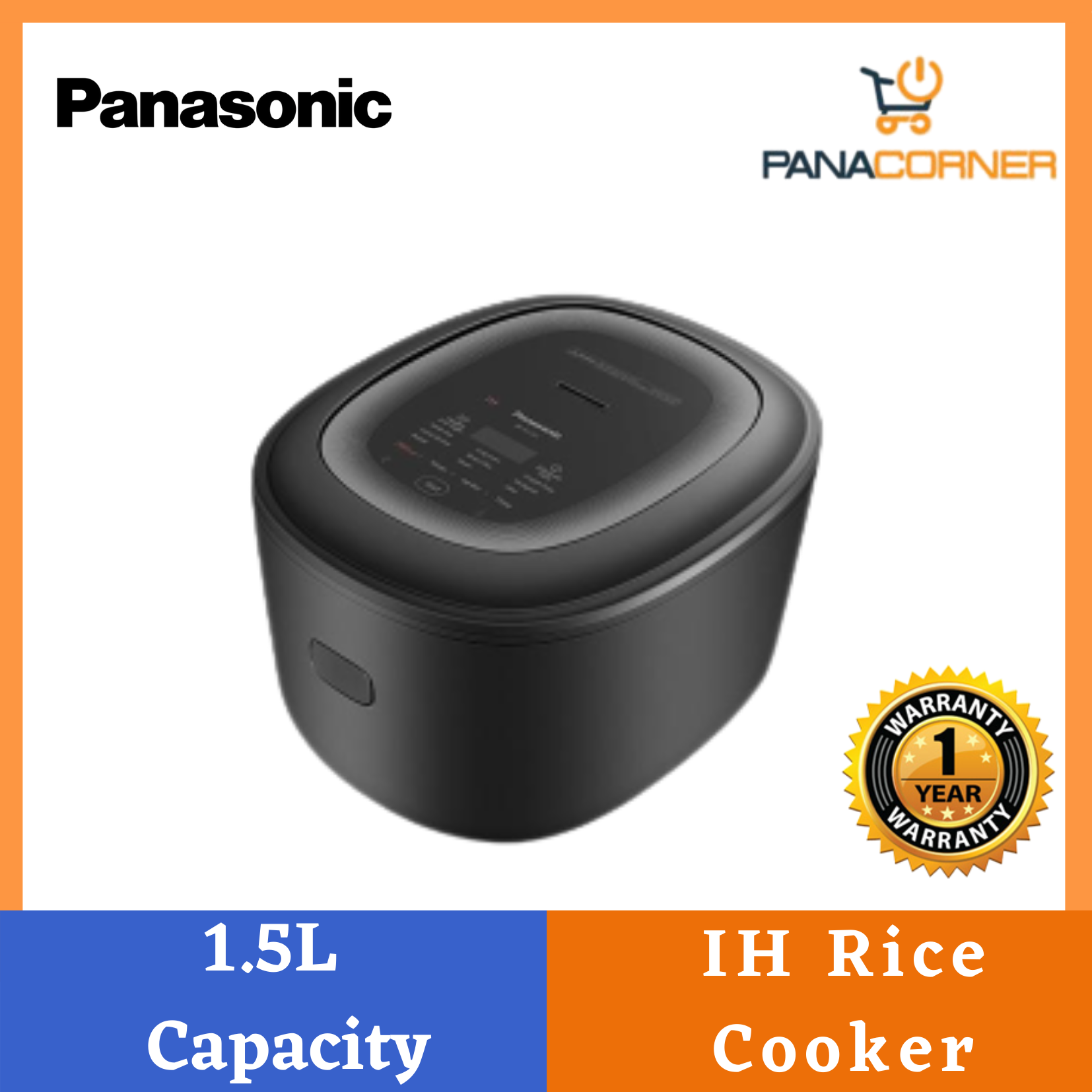 PANASONIC SR HL151KSK 1 5L LOW SUGAR INDUCTION HEATER IH RICE COOKER