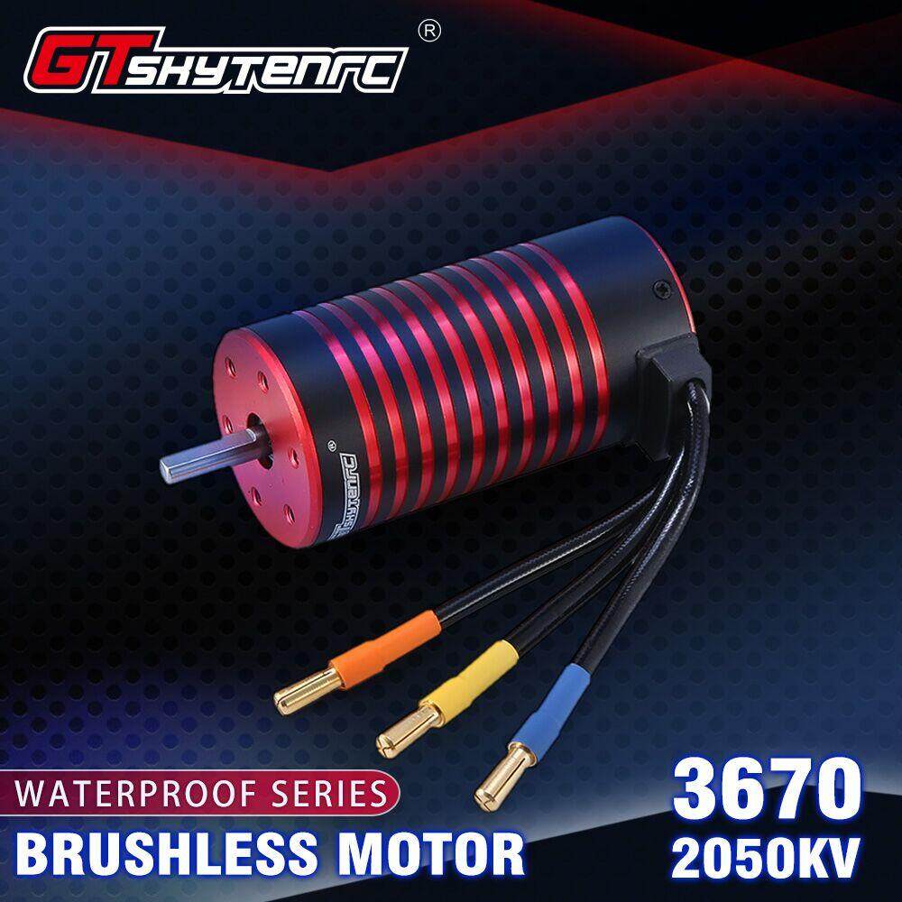 Gtskytenrc 3670 2050KV/2650KV Motor Tanpa Sikat untuk GTR/Lexus 2S 1:10 3S 4S 1:8 RC Balapan Drift off-Road Mobil Truk Sensorless