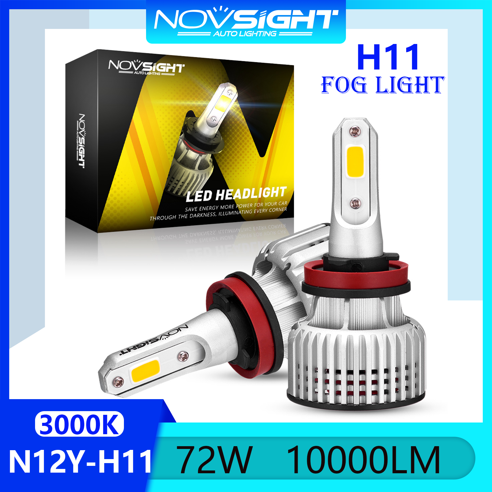 Fog Lights Yellow Lightnovsight N Y H Led Lights For Car K