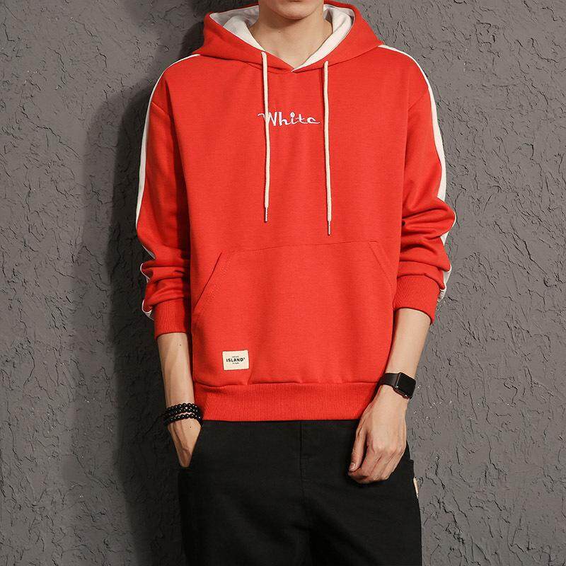 เสื้อกันหนาวผู้ชาย Hooded Slim Coat วรรณกรรมเยาวชนสบายๆ Hoodies เสื้อกันหนาวผู้ชาย Hooded Slim Coat วรรณกรรมเยาวชนสบายๆ Hoodies