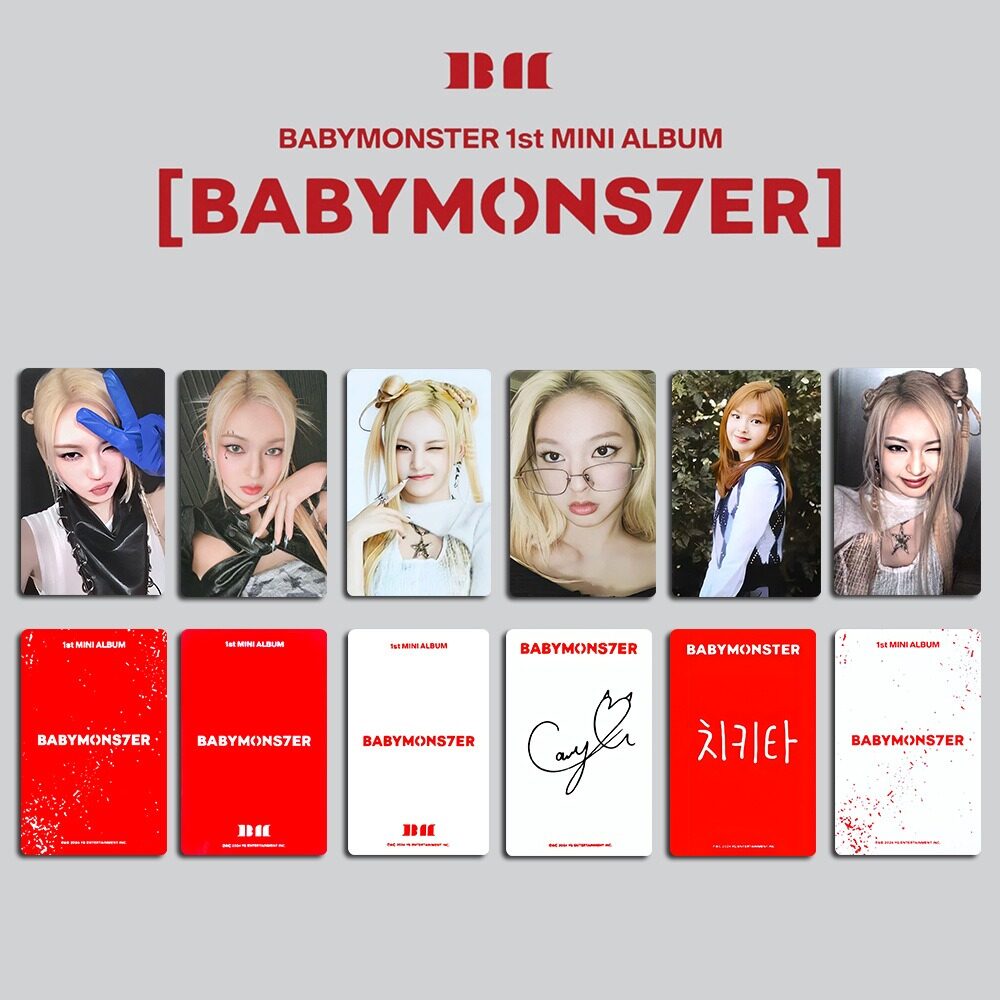 BABYMONSTER Album BABYMONS7ER Solo PhotoCards Rami Chiquita Pharita