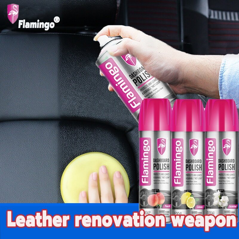 Flamingo Leather Dashboard Coating Spray Ultimate Protectant Spray