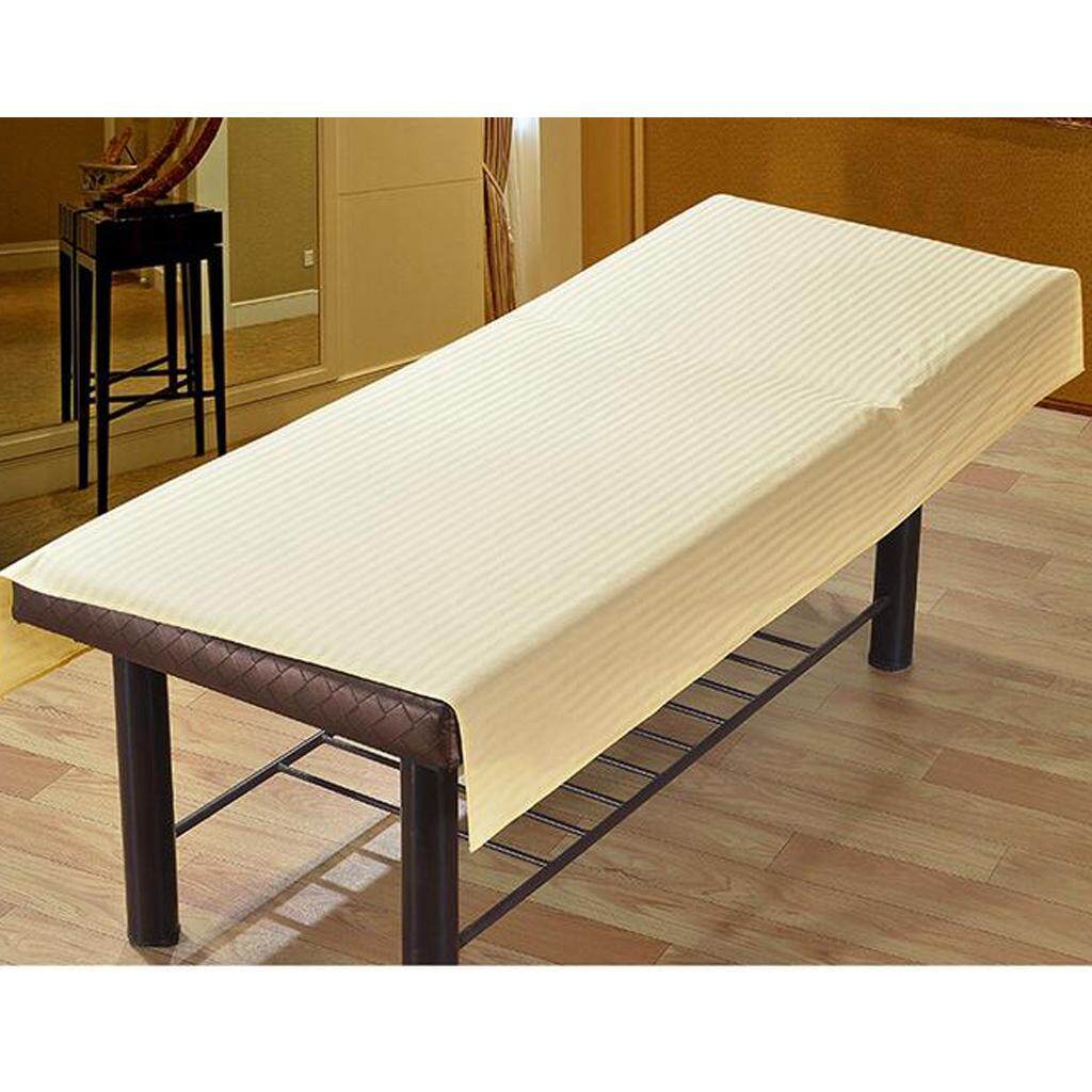 BolehDeals Màu Be Sọc Làm Đẹp GiườNg Massage Bàn Salon Spa Cotton Sheet