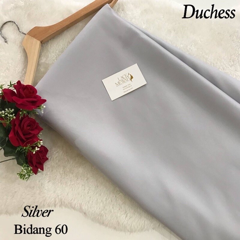 Kain Duchessbaju Pengantin Bridal Satin Kain Kosong Nikah Tunang