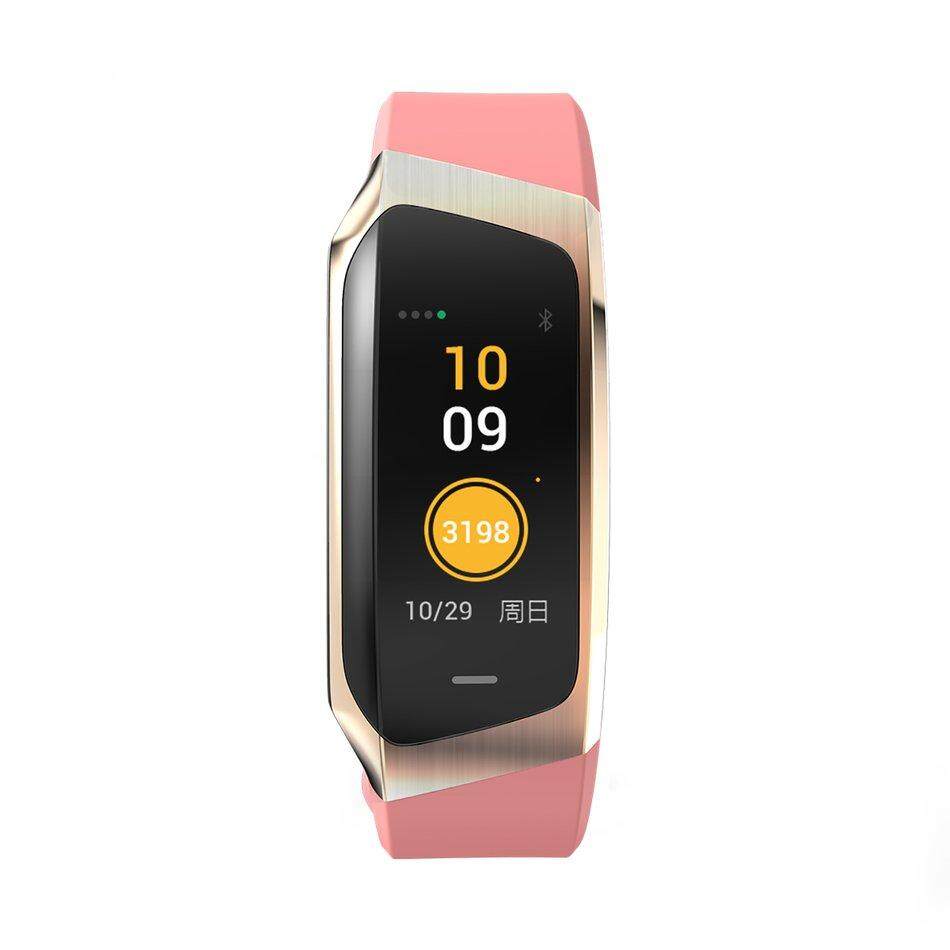 CFB E18 สายรัดนาฬิกาข้อมืออัจฉริยะ Heart Rate เครื่องวัดความดันโลหิตเครื่องติดตามการออกกำลังกาย