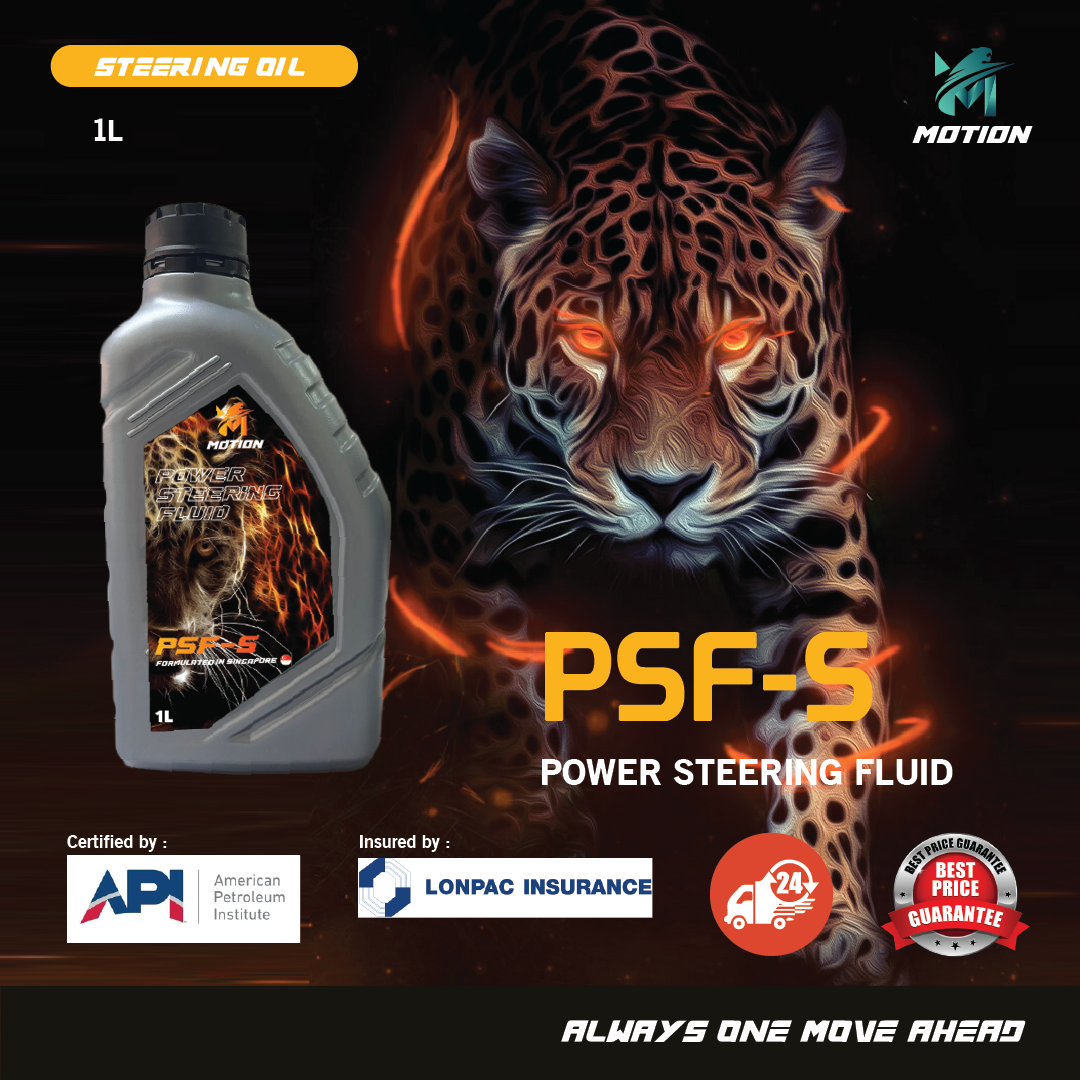 MOTION PSF S POWER STEERING FLUID OIL 1000ml MINYAK STEERING KERETA