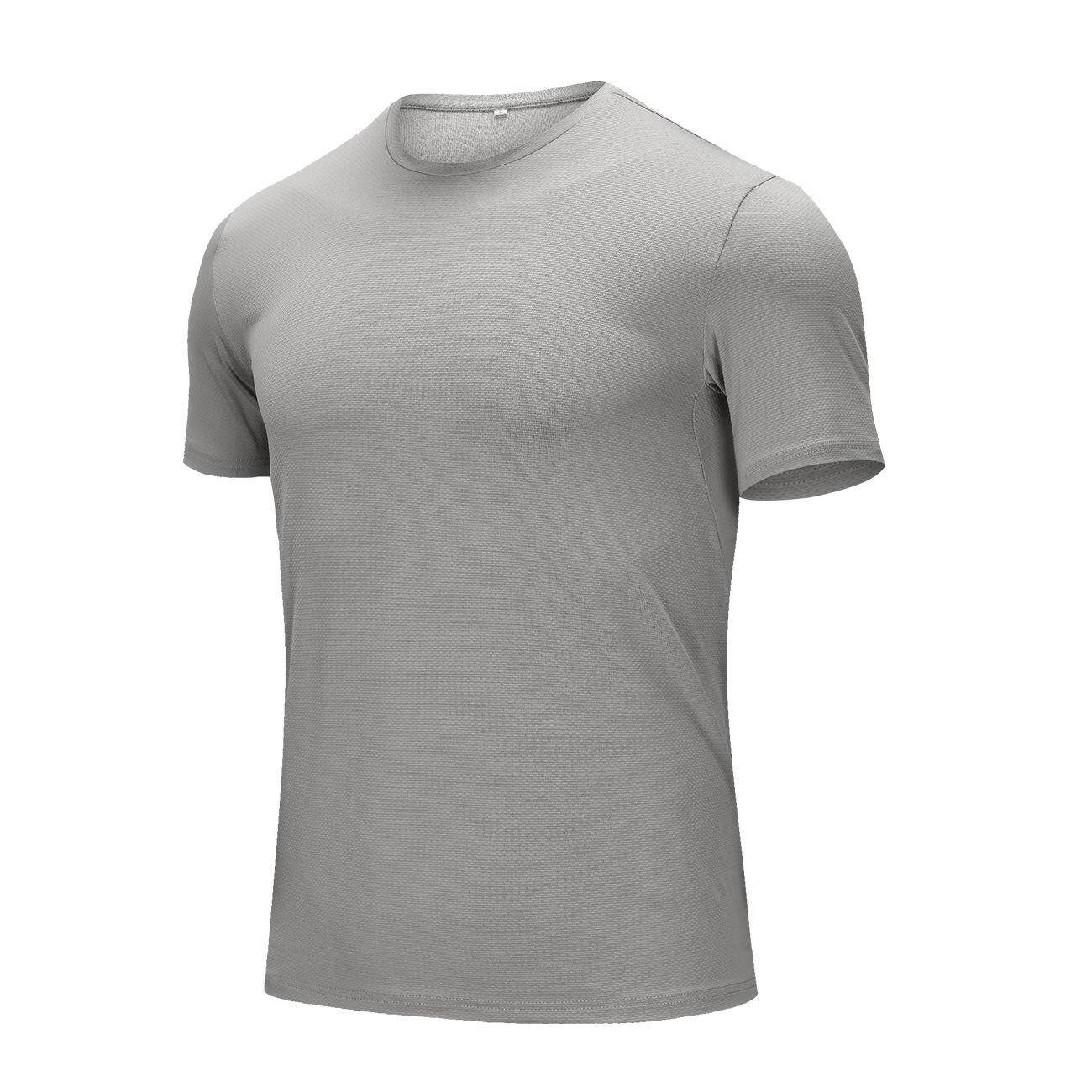 กีฬาแขนสั้นชายแห้งเร็ว Breathable หลวมออกกำลังกายเหงื่อวิ่งครึ่งแขนเสื้อยืด กีฬาแขนสั้นชายแห้งเร็ว Breathable หลวมออกกำลังกายเหงื่อวิ่งครึ่งแขนเสื้อยืด